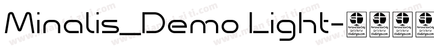 Minalis_Demo Light字体转换